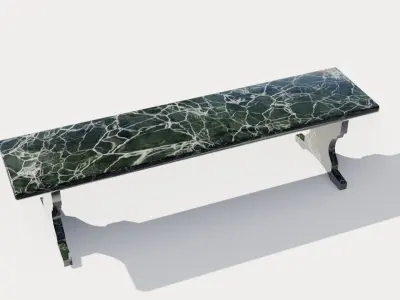 Marble Column 3D model Low-poly 3D model