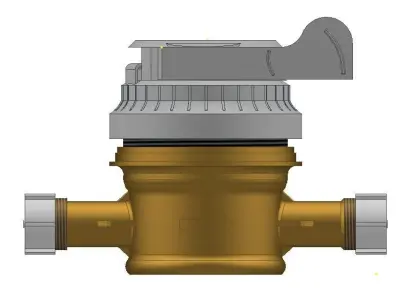 Water meter 3D print model