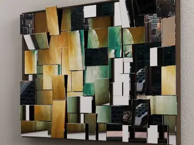 Decorative set Office 3D model