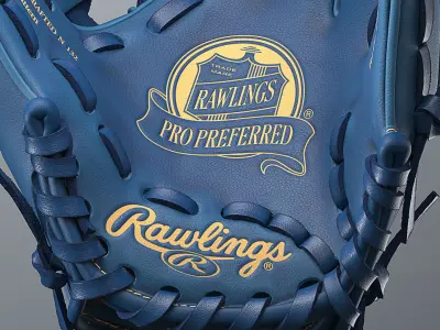 Baseball Glove  3D model