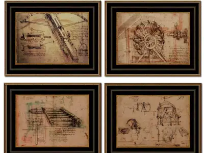 Leonardo Da Vinci  3D model