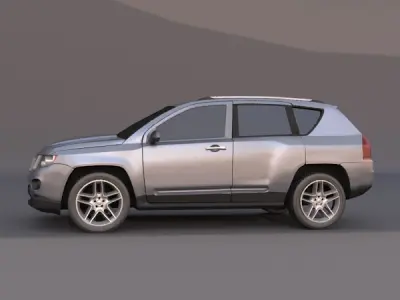 Jeep Compass 2012 SUV vehicle 3D model