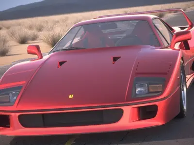 Ferrari F40 1987 3D model