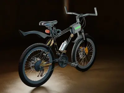 awesome bike Free 3D model