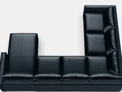 VIMLE Corner sofa 5-seat Low-poly 3D model