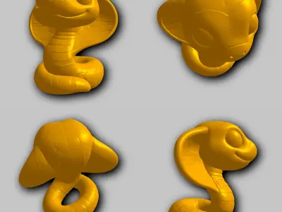 Cobra - Kawaii Animals Collection 3D print model