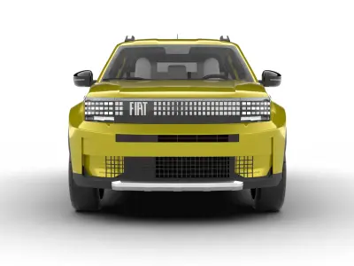 Fiat Grande Panda 2025 3d model 3D model