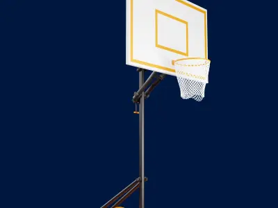Basketball Hoop 3D 3D model