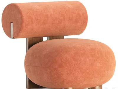 hippo armchair 3D model