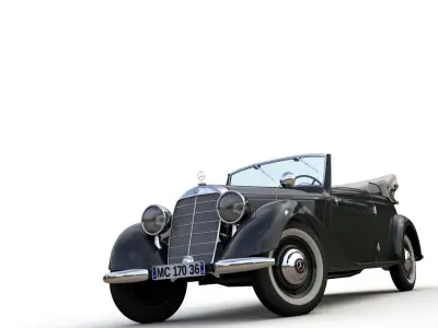 MERCEDES-BENZ TYPE 170V CABRIOLET B 1936 3D model