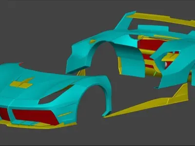 Ferrari 488 GTB Misha Design 3D model