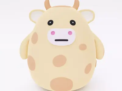 Cartoon Cow 3d model 3D model