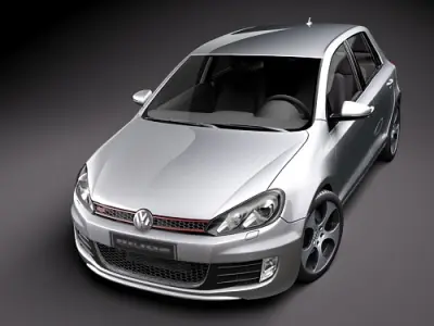 Volkswagen Golf 6 GTI 3D model