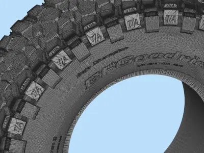 BFGoodrich Mud-Terrain KM2 3D model