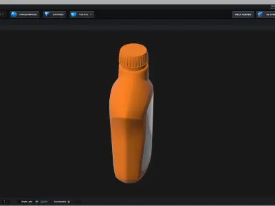 E3D - Moto Scooter Engine Oil 3D model