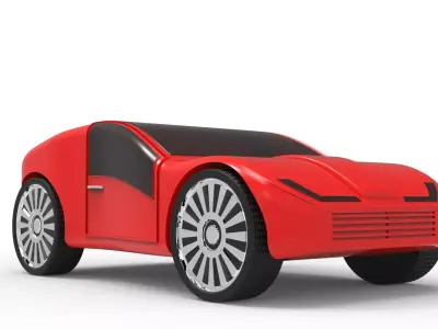 TOY CAR 03 Low-poly 3D model