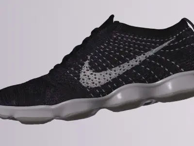 NIKE FLYKNIT SHOES PBR Low-poly 3D model