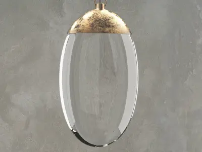 OCHRE Celestial Pebble Pendant 3D model