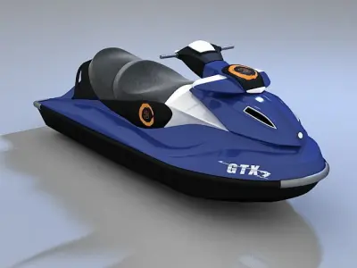 WATER SCOOTER GTX Free low-poly 3D model
