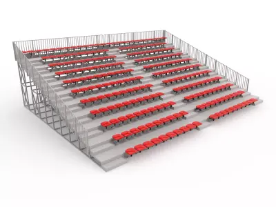 Bleachers 23 3D model