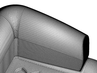 Premium Cushion Sofa 3D print model