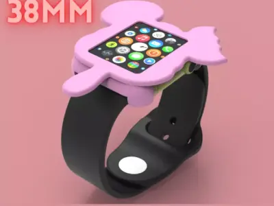 Mickey Mouse Tail Apple Watch Ears Case Cover 38mm 3D model 3D print model