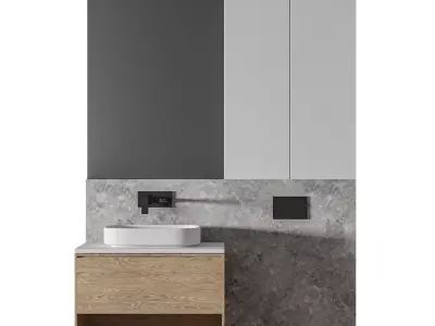 Luxury Bathroom 206 3D model