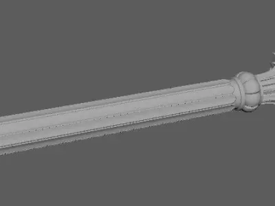baluster two columns 3D model