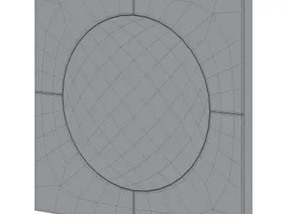 Wall Mirror Deja by Kare Design 3D model