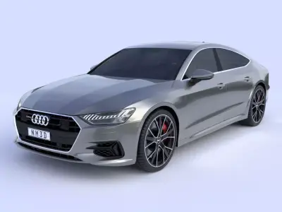 Audi A7 2019 3D model