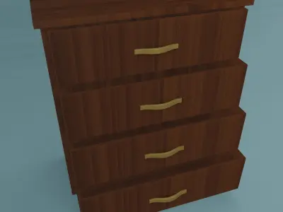 Word drop Free 3D model