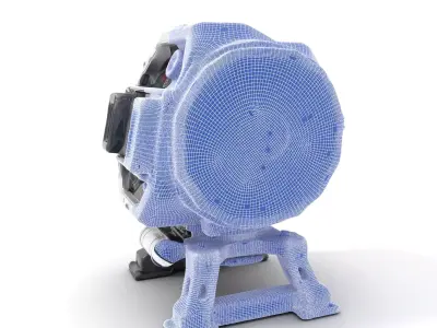 Futuristic Device Model Pack for SciFi Renderings Low-poly 3D model