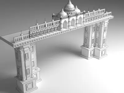 Indian Entry Gate 3D model