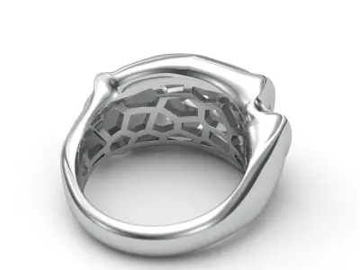 Star Ring 3D print model