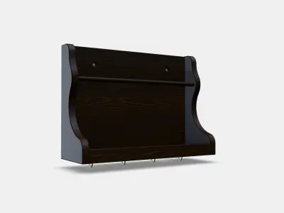 LEVLA wall storage Low-poly 3D model