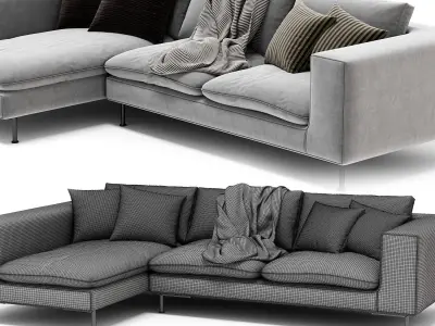Mohd Selection Carnaby Modular Sofa 3D model