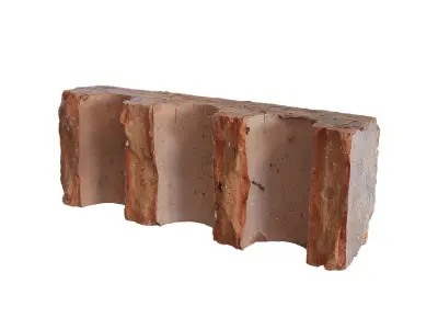 Ultra realistic Old Brick Scan 8k HD Low-poly 3D model