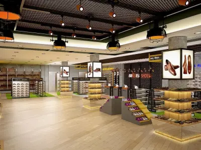 Industrial Shoes Store 3D model