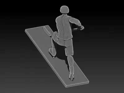 Figure skater 3D print model