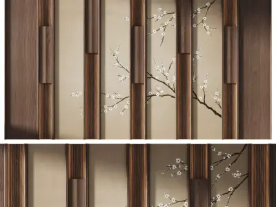 Decorative V72 Wall Panels 3D model