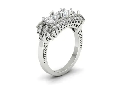 Band Ring 3D print model