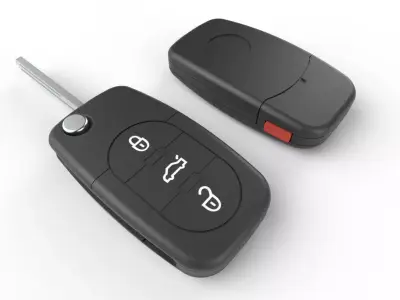 Car key Model 6 Low-poly 3D model