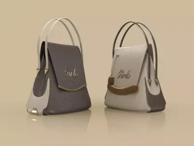 Luxury Woman Bag scene 3D model