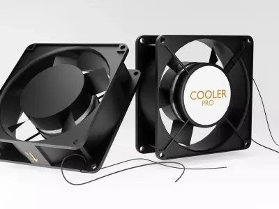 cooler cpu cooling fan 3D model