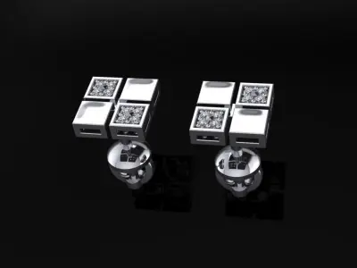 Earrings 17 3D print model