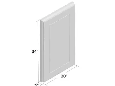 Rustic Distressed Accent Mirror 3D model