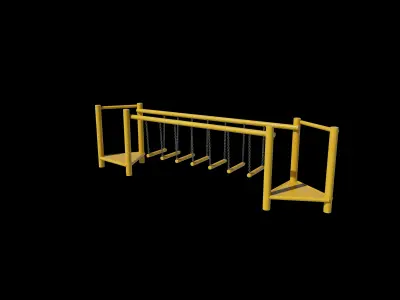 Wackelseil 3D model