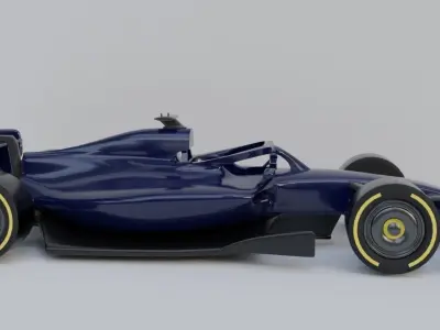 F1 2026 FIA concept car 3D print model