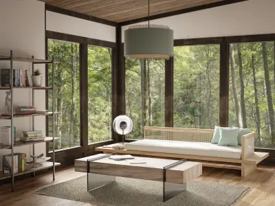 Woodlands view 3D model