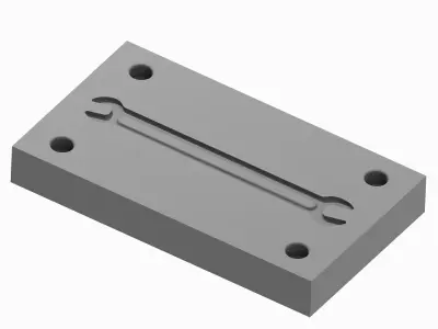 Chocolate Mold Mechanical Spanner 3D print model